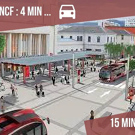 ⟬giacomelli⟭ Quartier Calme⁕wifi⁕proche Michelin⁕